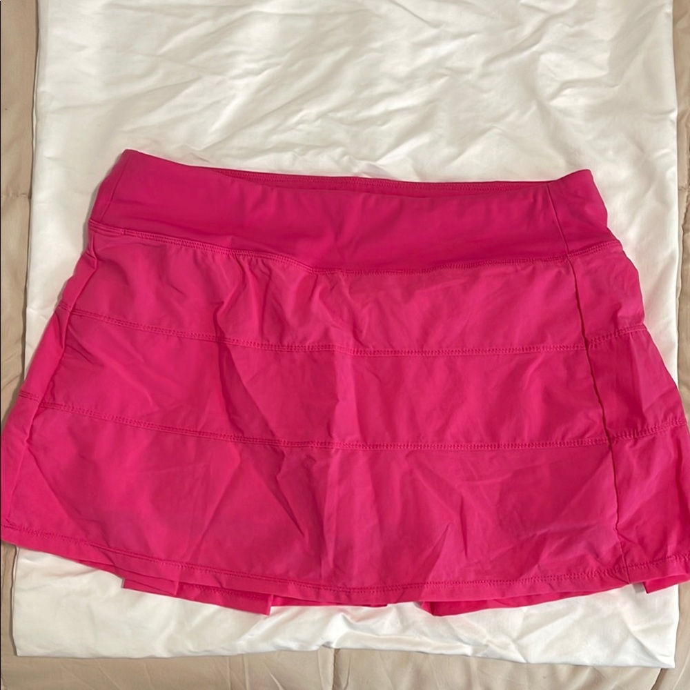 NWOT HALARA Pink Mini Skirt with built in shorts and pockets